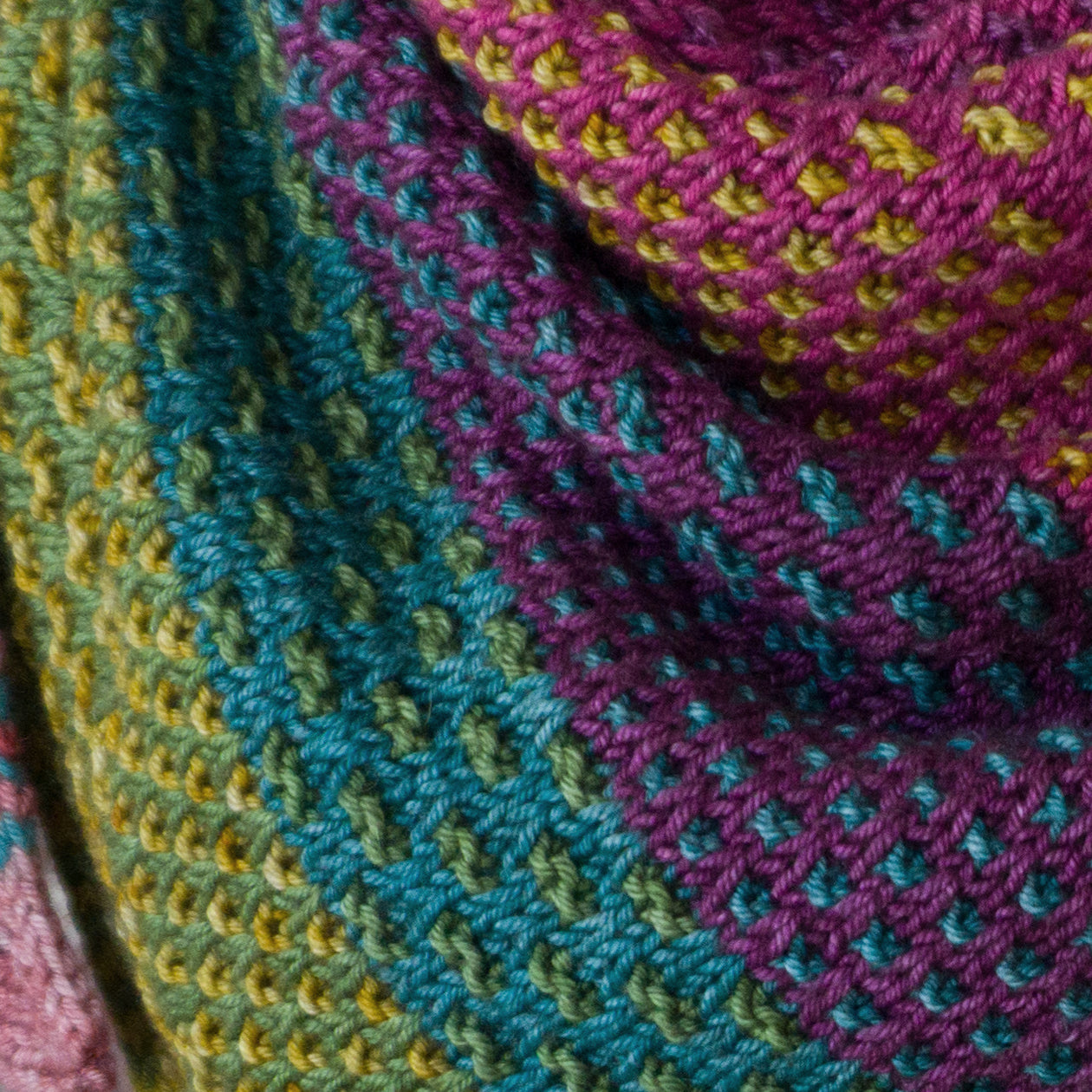 Nightshift Shawl Kit Parade Greenwood Fiberworks