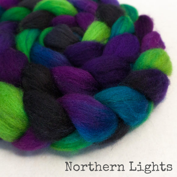 Sock Roving - Northern Lights