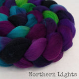Targhee Wool Roving - Northern Lights