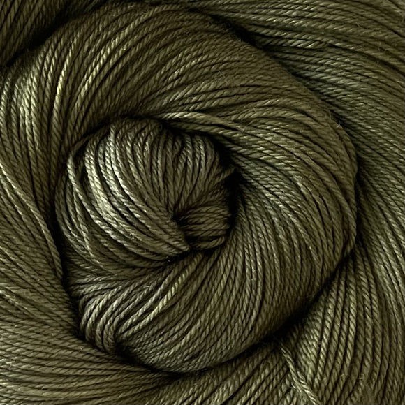 Indulgence Yarn - Olive Semi-Solid