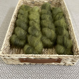Fine Fluff Yarn - Olive Semi Solid