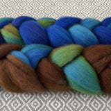 Targhee Wool Roving - Peacock