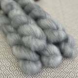 Fine Fluff Yarn - Powder Semi Solid