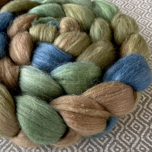 Merino Camel Silk Roving - Puget Sound