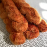 Fine Fluff Yarn - Pumpkin Semi Solid