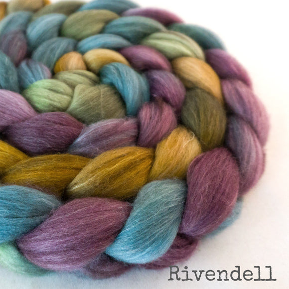 Merino Yak Silk Roving - Rivendell