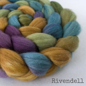Merino Camel Silk Roving - Rivendell