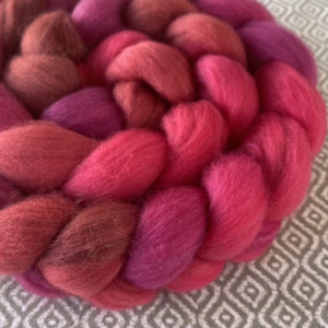 Merino Superfine Roving - Ruby