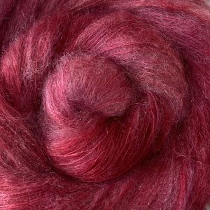 Fine Fluff Yarn - Ruby Variegated