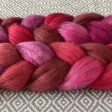 Merino Silk Cashmere Roving - Ruby