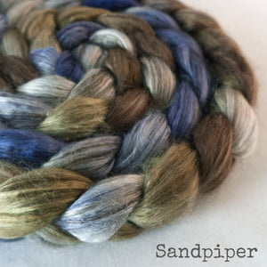 Yak Silk Roving - Sandpiper