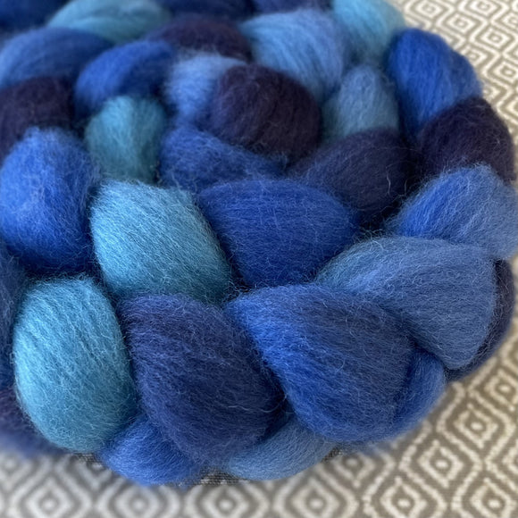 Falkland Wool Roving - Sapphire