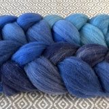 Targhee Wool Roving - Sapphire