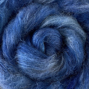 Fine Fluff Yarn - Sapphire Variegated