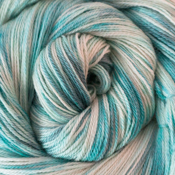 Cashmere Delight Yarn - Shades of Turquoise Variegated