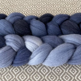 Targhee Wool Roving - Shades of Denim