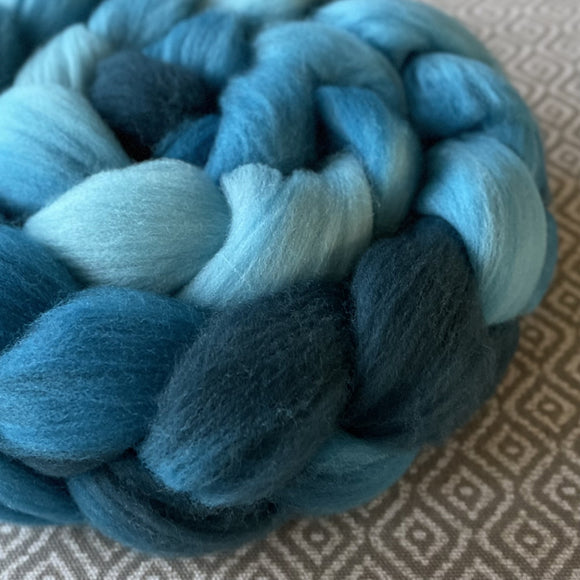 Targhee Wool Roving - Shades of Turquoise