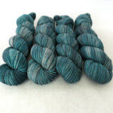 Yakity Yak Fingering Weight Yarn - Shades of Turquoise