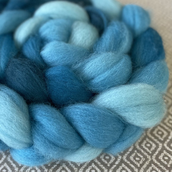 BFL Wool Roving - Shades of Turquoise