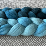 Targhee Wool Roving - Shades of Turquoise