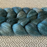 Yak Silk Roving - Shades of Turquoise