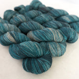 Yakity Yak Fingering Weight Yarn - Shades of Turquoise