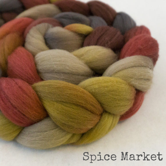 Targhee Wool Roving - Spice Market