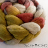 Merino Silk Cashmere Roving - Spice Market