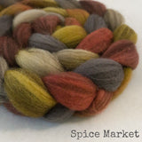 Heathered BFL Roving - Spice Market