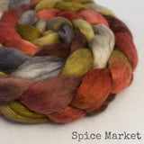 Merino Camel Silk Roving - Spice Market