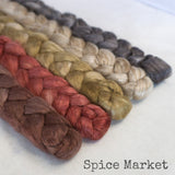 Camel Silk Roving - Spice Market - Bundle