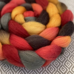 BFL Wool Roving - Sunflower