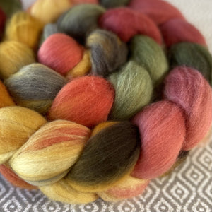 Merino Camel Silk Roving - Sunflower