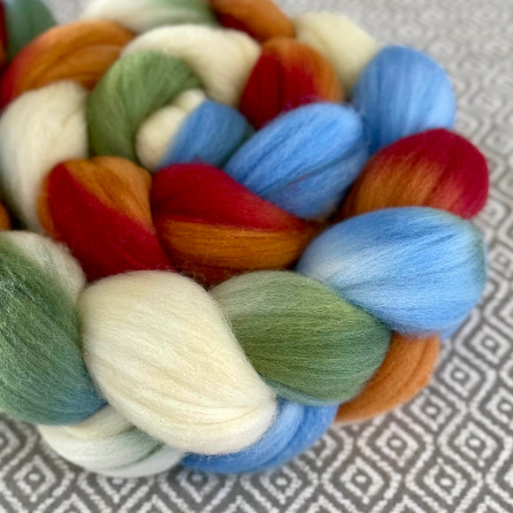 Roving Rocks Targhee Wool Roving - School House Rock – Greenwood Fiberworks