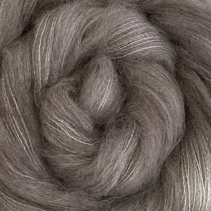 Fine Fluff Yarn - Taupe Semi Solid