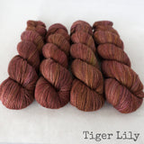 Yakity Yak Fingering Weight Yarn - Tiger Lily