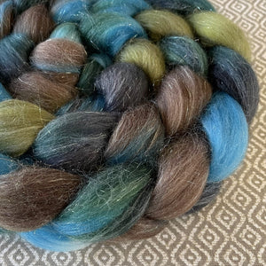 Glitter Roving - Tribe - Silver
