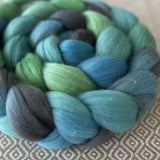 Polwarth Wool Roving - Turquoise