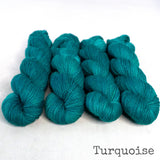 Star Dust Yarn - Turquoise Semi Solid