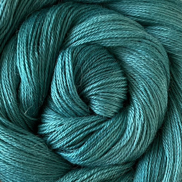 Cashmere Delight Yarn - Turquoise Semi Solid