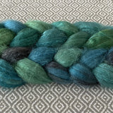 Camel Silk Roving - Turquoise