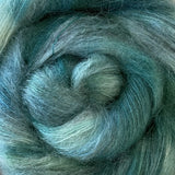 Fine Fluff Yarn - Turquoise Variegated