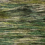 Yakity Yak Fingering Weight Yarn - Peridot Speckled