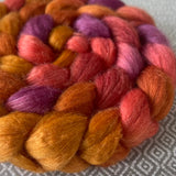 Camel Silk Roving - Topaz