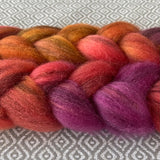 Heathered BFL Roving - Topaz