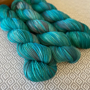Simply Sock Yarn - Turquoise Variegated